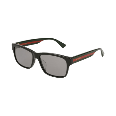 Gucci Square Sunglasses — Black