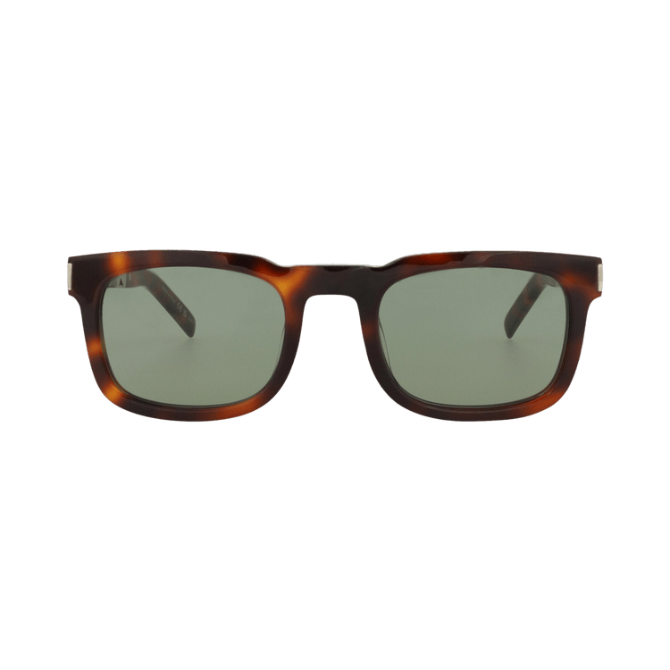 Saint Laurent Square Sunglasses — Brown
