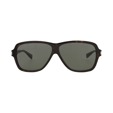 Saint Laurent Aviator Sunglasses — Brown