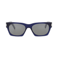 Saint Laurent Square Sunglasses — Blue