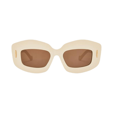 Loewe Square Sunglasses — Cream