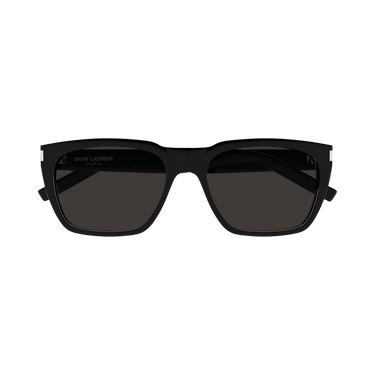 Saint Laurent Square Sunglasses — Black