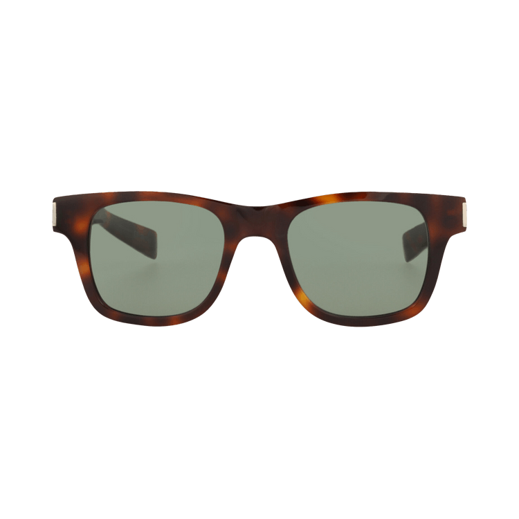 Saint Laurent Square Sunglasses — Brown
