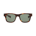 Saint Laurent Square Sunglasses — Brown