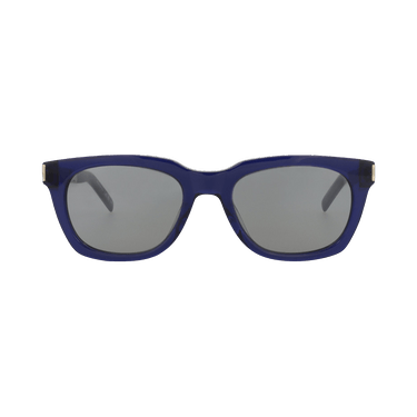 Saint Laurent Square Sunglasses — Blue