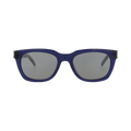 Saint Laurent Square Sunglasses — Blue