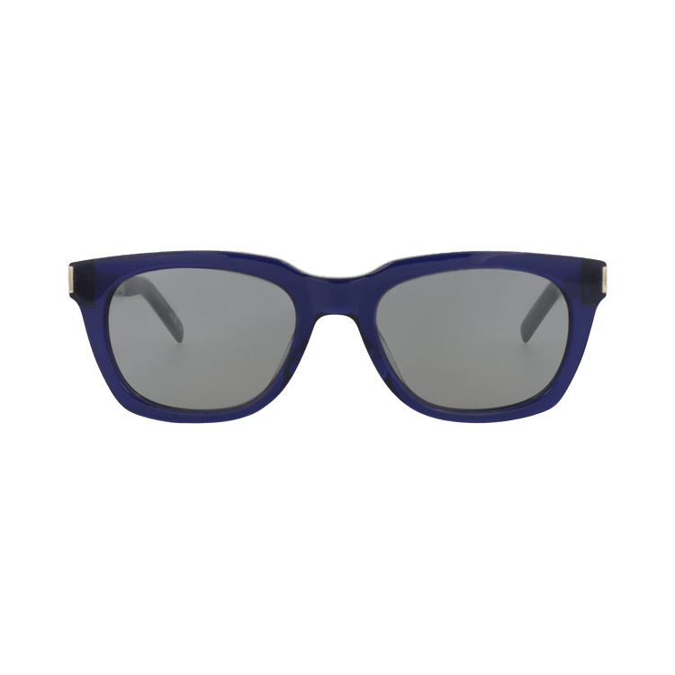 Saint Laurent Square Sunglasses — Blue