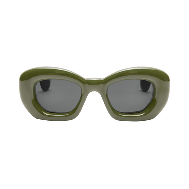 Loewe Cat Eye Injection Sunglasses — Green