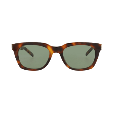 Saint Laurent Square Sunglasses — Brown