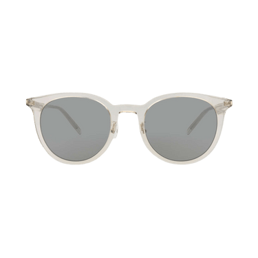 Saint Laurent Round Sunglasses — Tan