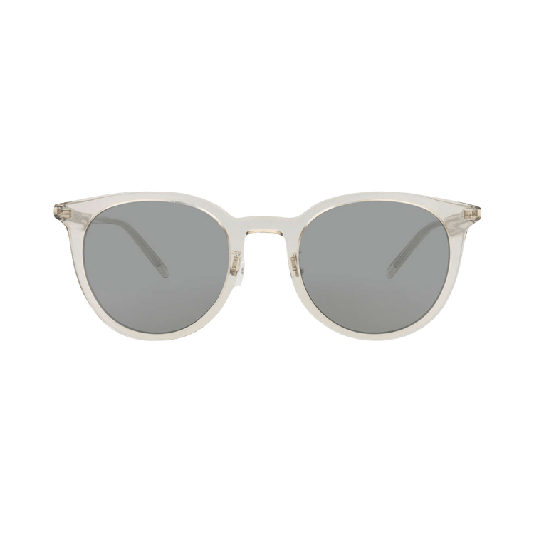 Saint Laurent Round Sunglasses — Tan