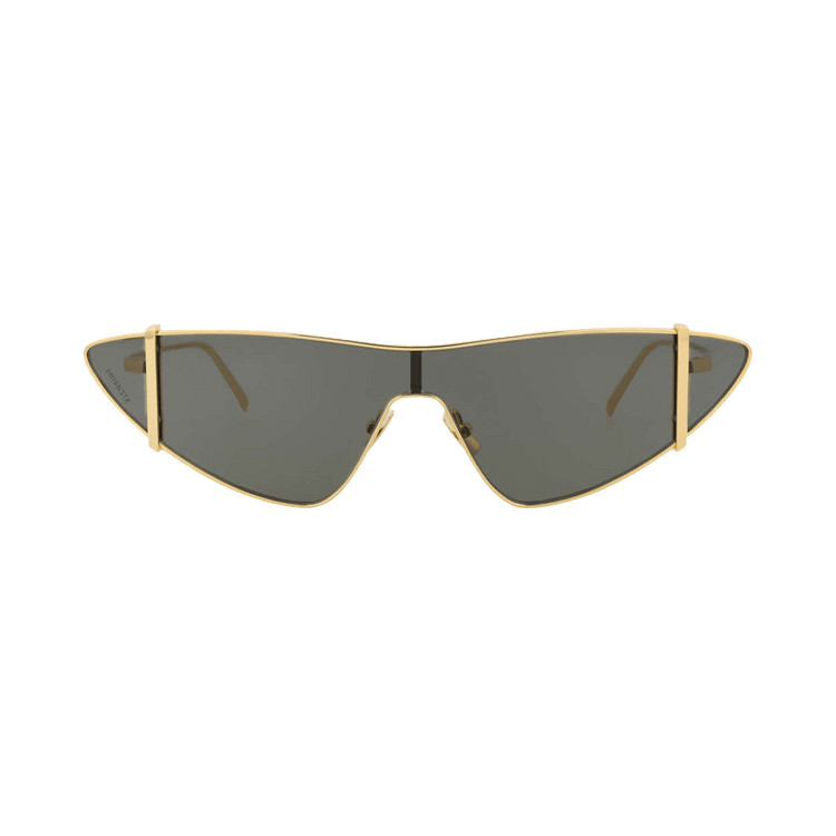 Saint Laurent Cat Eye Sunglasses — Gold