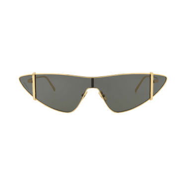 Saint Laurent Cat Eye Sunglasses — Gold