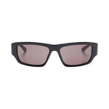 Balenciaga Rectangular Sunglasses — Black