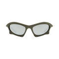 Balenciaga Bat Rectangle Sunglasses — Grey