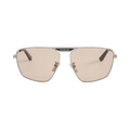 Balenciaga Tag 2.0 Navigator Sunglasses — Brown