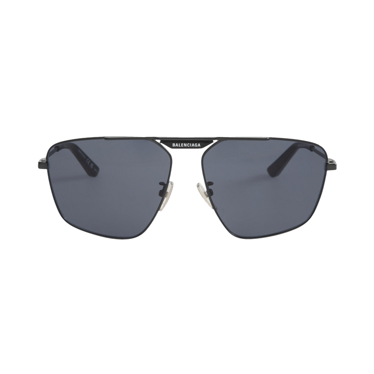Balenciaga Tag 2.0 Navigator Sunglasses — Blue