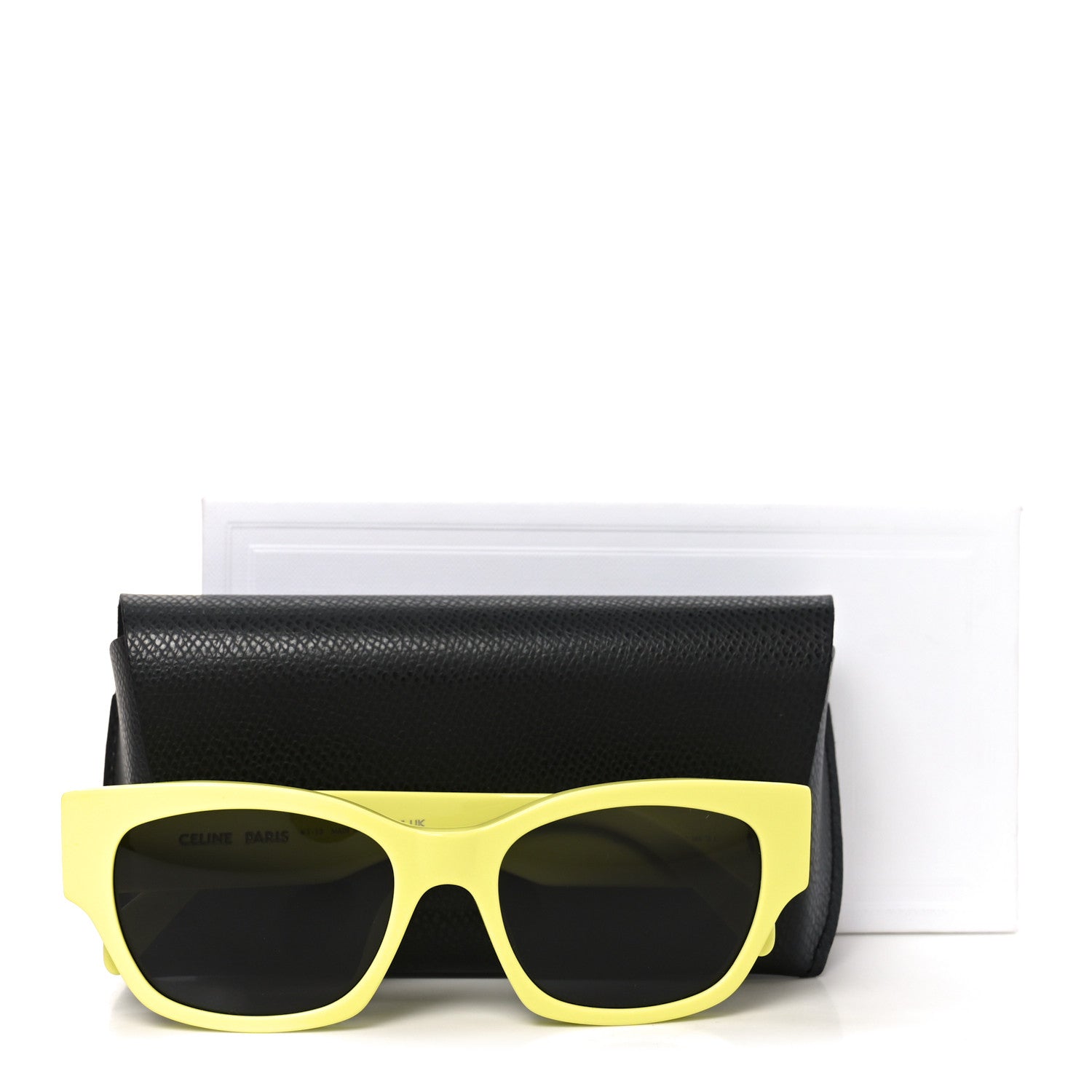Celine Cat-Eye Sunglasses — Green
