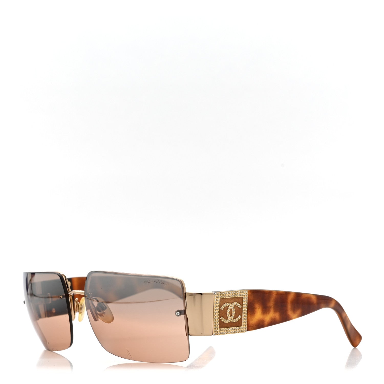 Chanel Square Sunglasses — Tortoise 4095-B