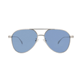 Alexander McQueen Aviator Sunglasses — Silver