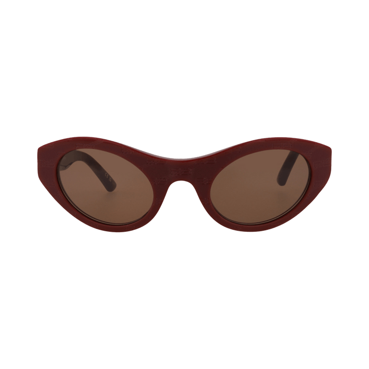 Balenciaga Cat Eye Sunglasses — Red