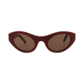 Balenciaga Cat Eye Sunglasses — Red