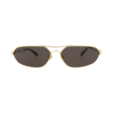 Balenciaga Shield Sunglasses — Gold