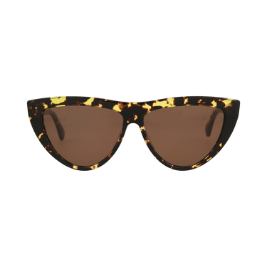 Bottega Veneta Cat Eye Sunglasses — Brown