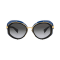 Balmain Round Sunglasses — Blue