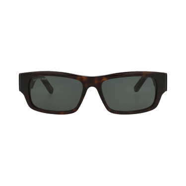 Balenciaga Square Sunglasses — Brown