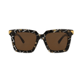 Bottega Veneta Square Sunglasses — Brown