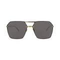 Bottega Veneta Aviator Sunglasses — Gold
