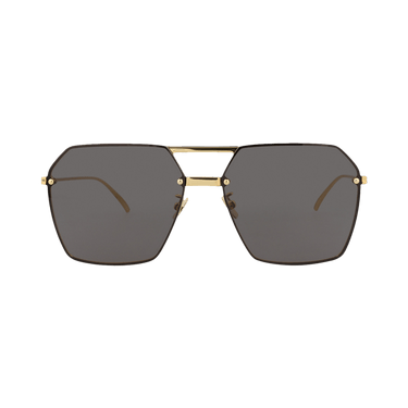Bottega Veneta Aviator Sunglasses — Gold