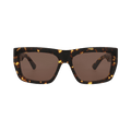 Bottega Veneta Square Sunglasses — Brown