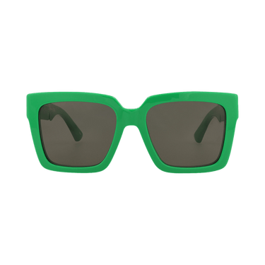 Bottega Veneta Square Sunglasses — Green