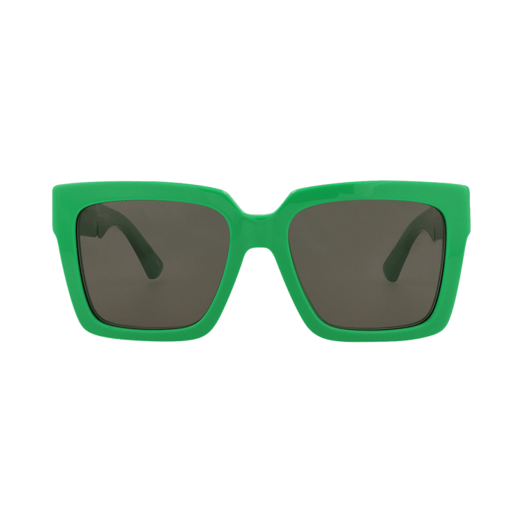 Bottega Veneta Square Sunglasses — Green