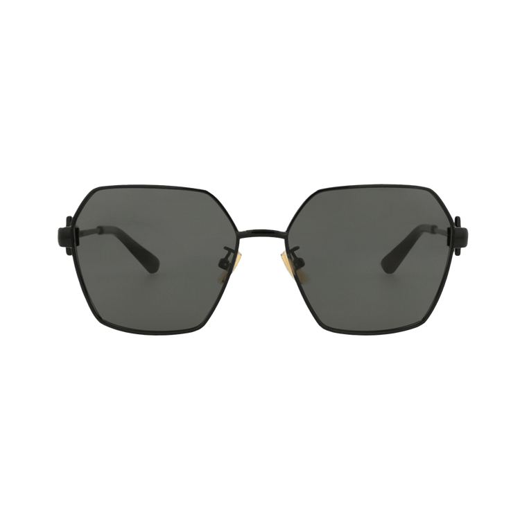 Bottega Veneta Square Sunglasses — Black