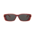 Dior Square Sunglasses — Red