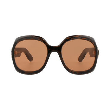Dior Round Injection Sunglasses — Brown