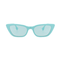 Fendi Cat Eye Injection Sunglasses — Blue