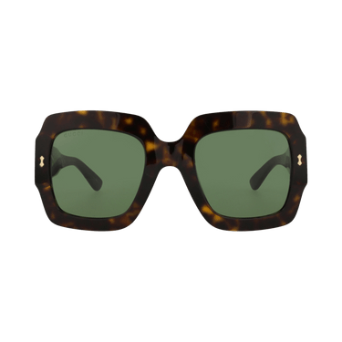 Gucci Square Bio Sunglasses — Brown