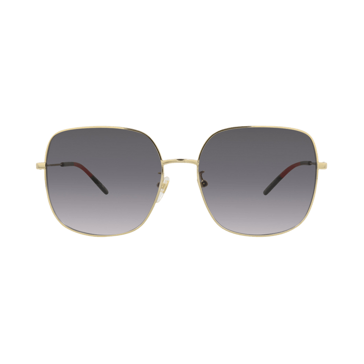 Gucci Square Sunglasses — Gold