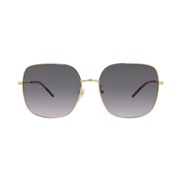 Gucci Square Sunglasses — Gold