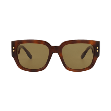 Gucci Square Sunglasses — Brown