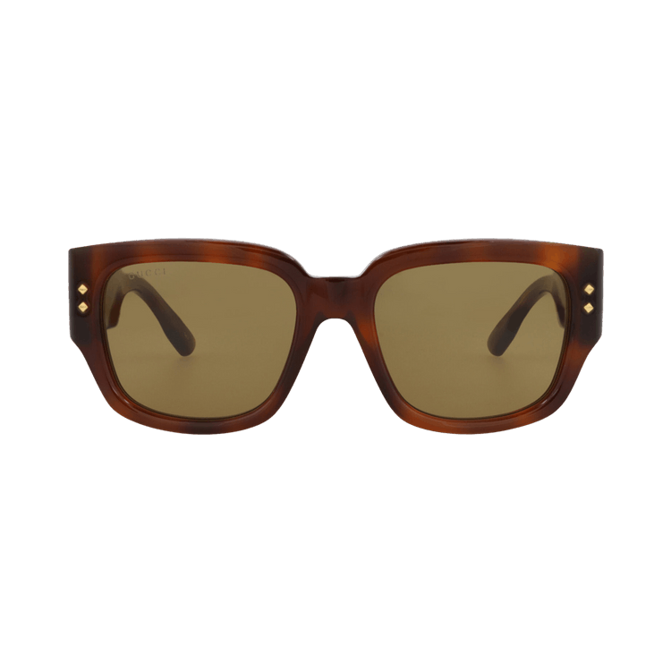 Gucci Square Sunglasses — Brown