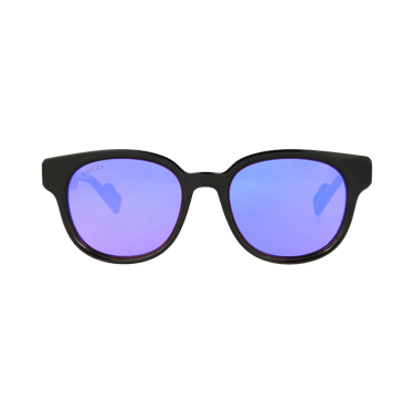 Gucci Round Injection Sunglasses — Black