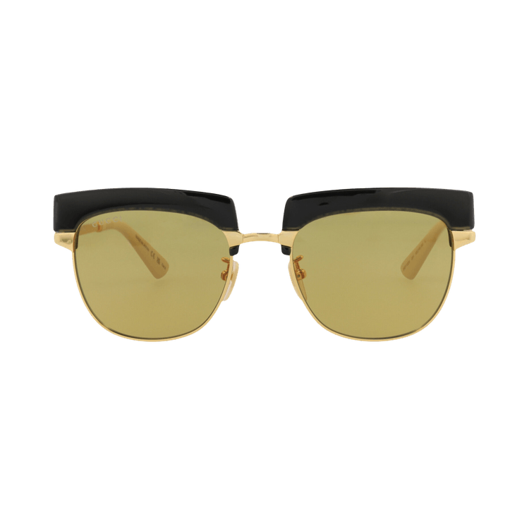 Gucci Square Sunglasses — Gold