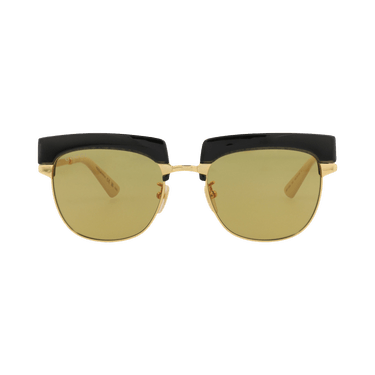 Gucci Square Sunglasses — Gold