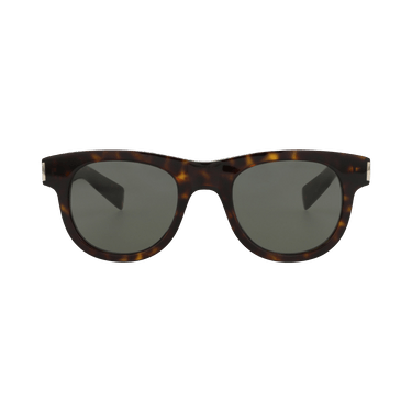 Saint Laurent Round Sunglasses — Brown