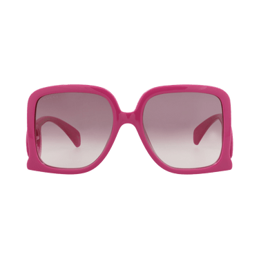Gucci Square Injection Sunglasses — Purple